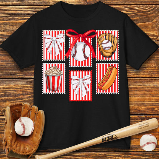 Stamps Coquette Bow Kids T-Shirt - HomeRun PrintsKids clothes