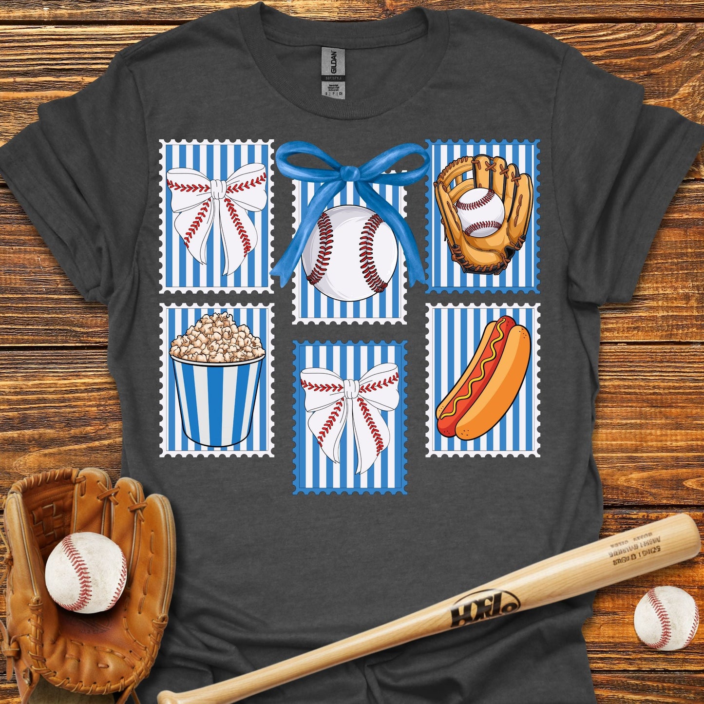 Stamps Coquette Bow T-Shirt - HomeRun PrintsT-Shirt