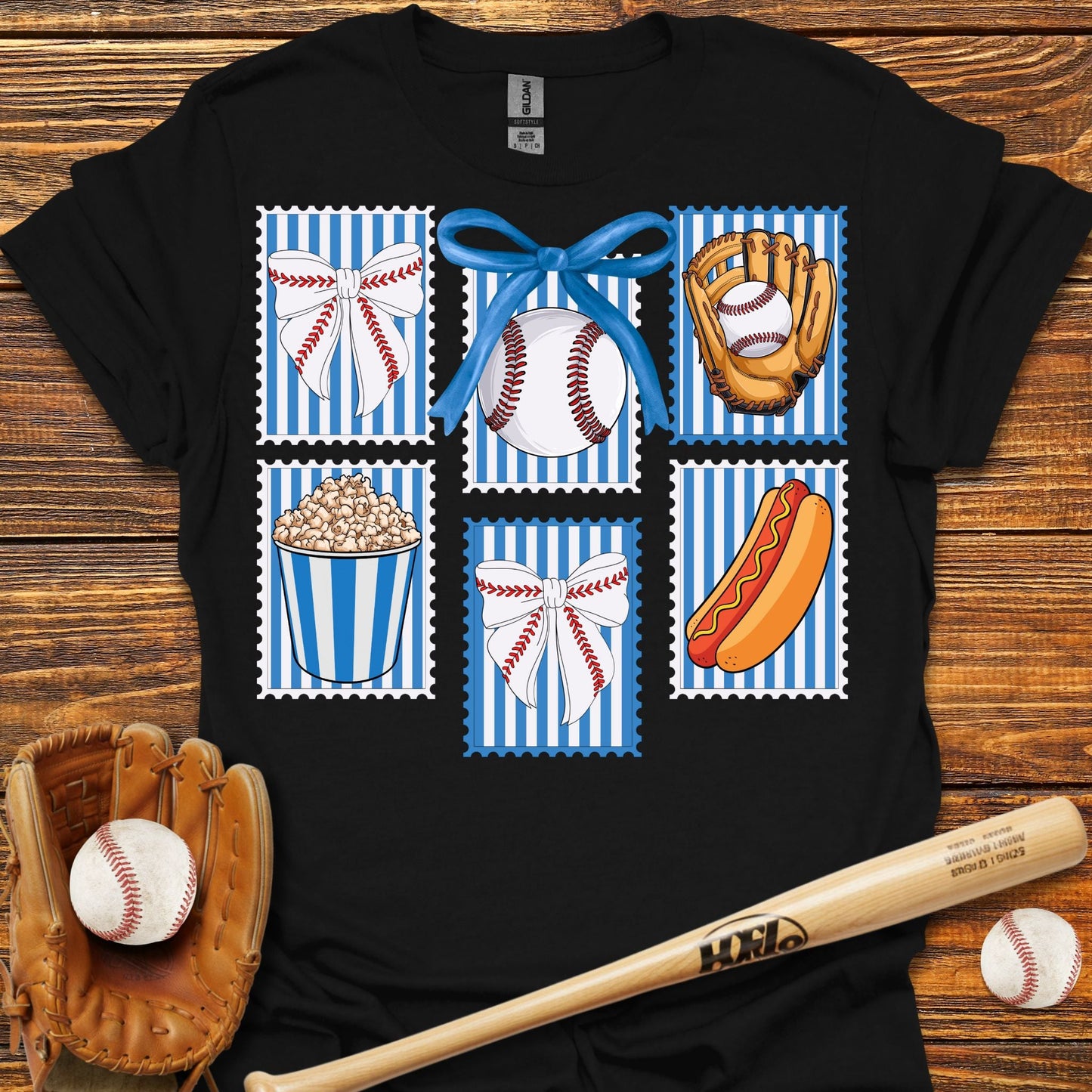 Stamps Coquette Bow T-Shirt - HomeRun PrintsT-Shirt