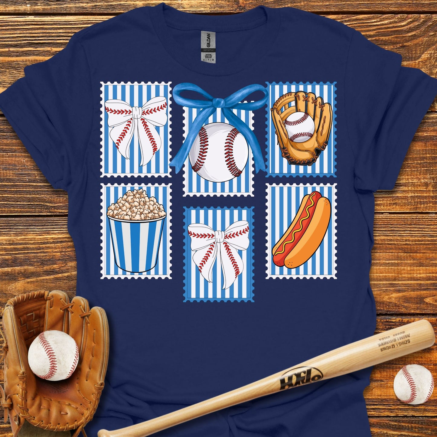 Stamps Coquette Bow T-Shirt - HomeRun PrintsT-Shirt