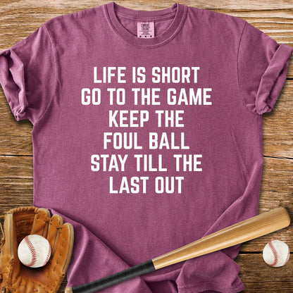 Stay Till The Last Out - HomeRun PrintsComfort Colors