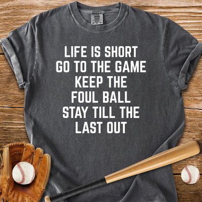 Stay Till The Last Out - HomeRun PrintsComfort Colors