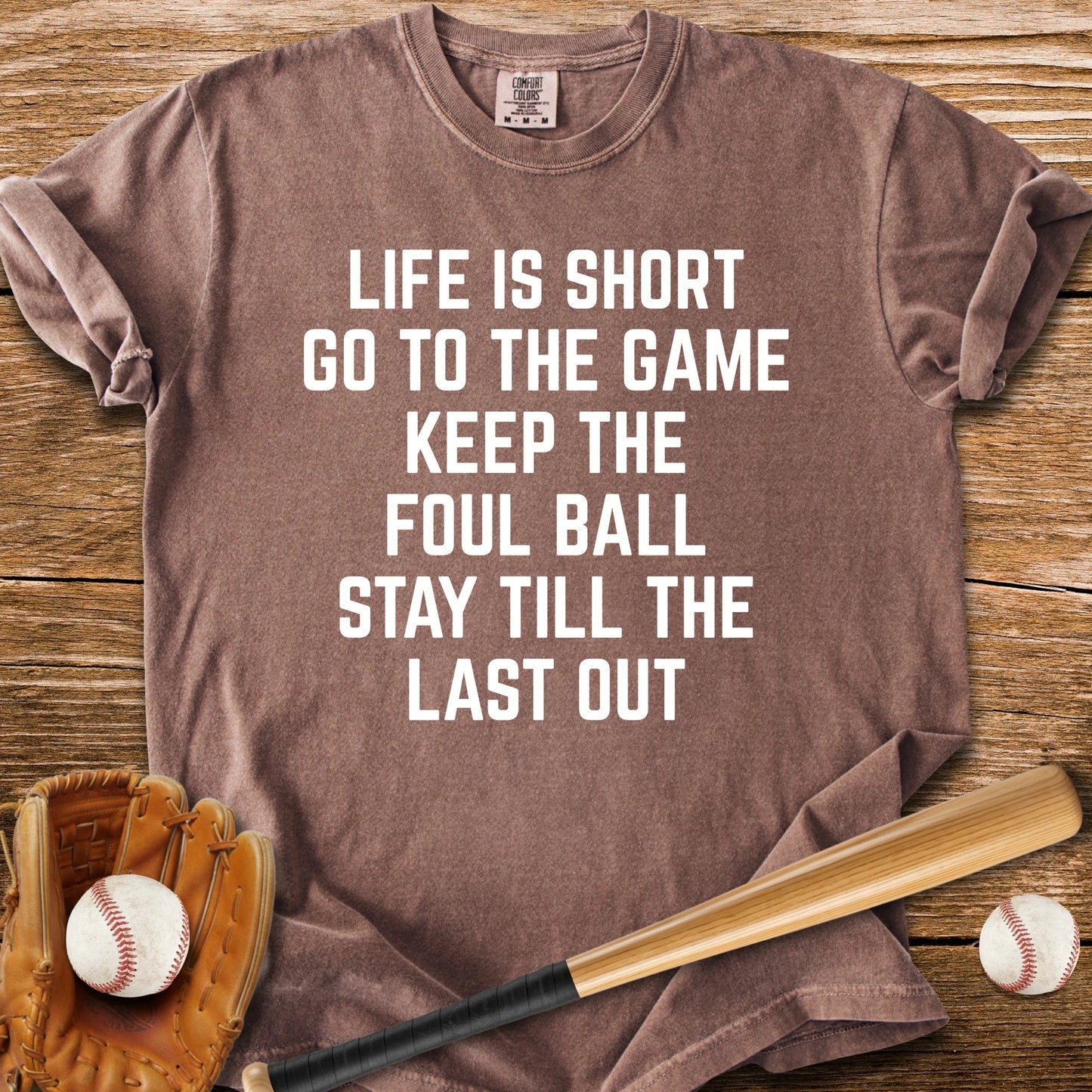 Stay Till The Last Out - HomeRun PrintsComfort Colors