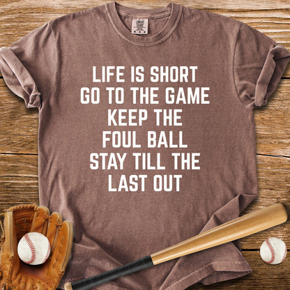 Stay Till The Last Out - HomeRun PrintsComfort Colors