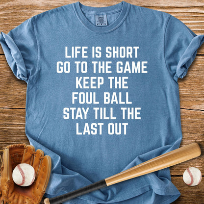 Stay Till The Last Out - HomeRun PrintsComfort Colors
