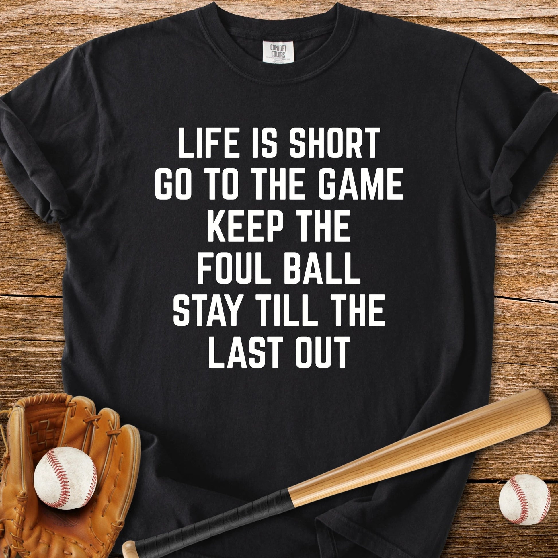 Stay Till The Last Out - HomeRun PrintsComfort Colors