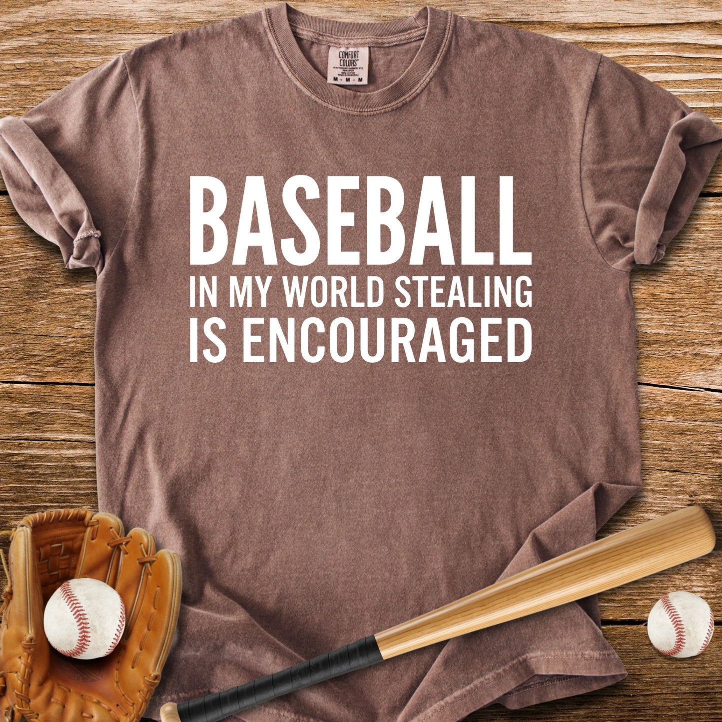 Stealing Bases Encouraged - HomeRun PrintsComfort Colors