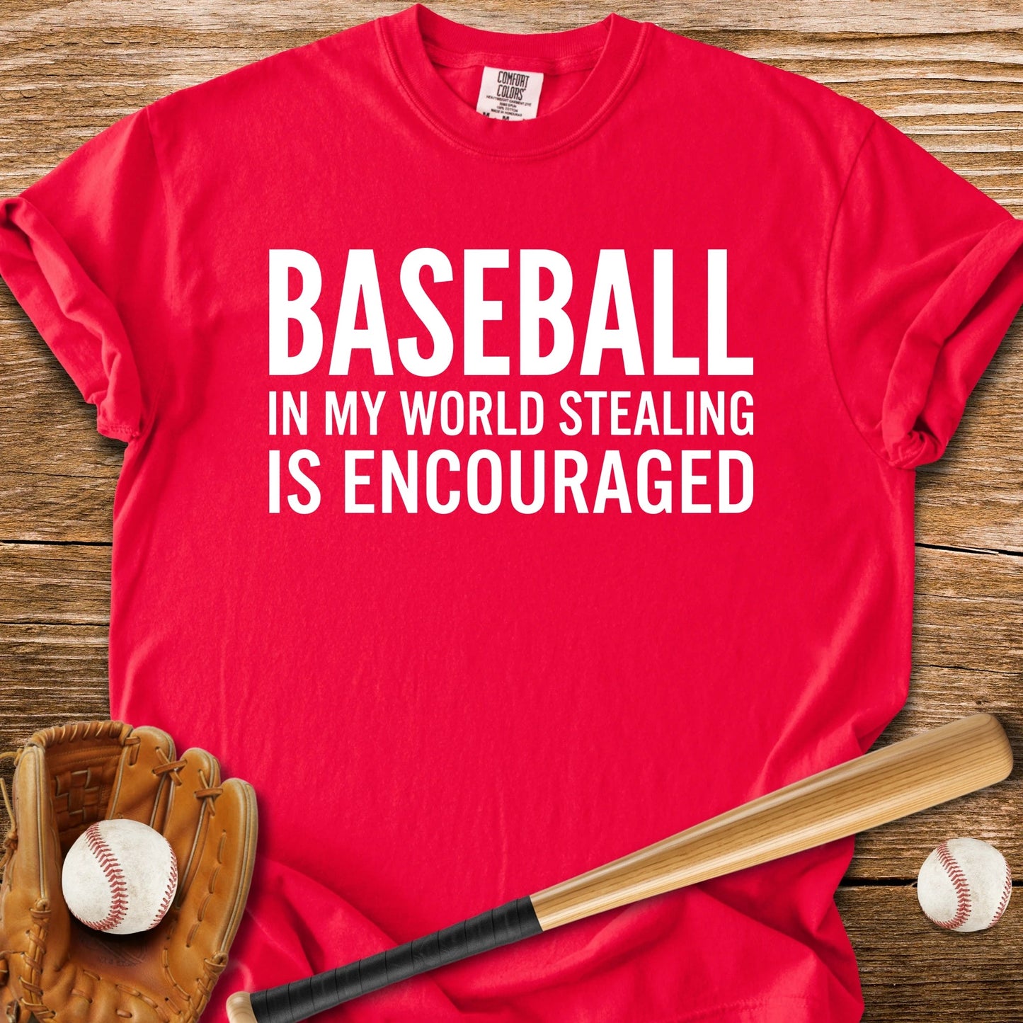 Stealing Bases Encouraged - HomeRun PrintsComfort Colors