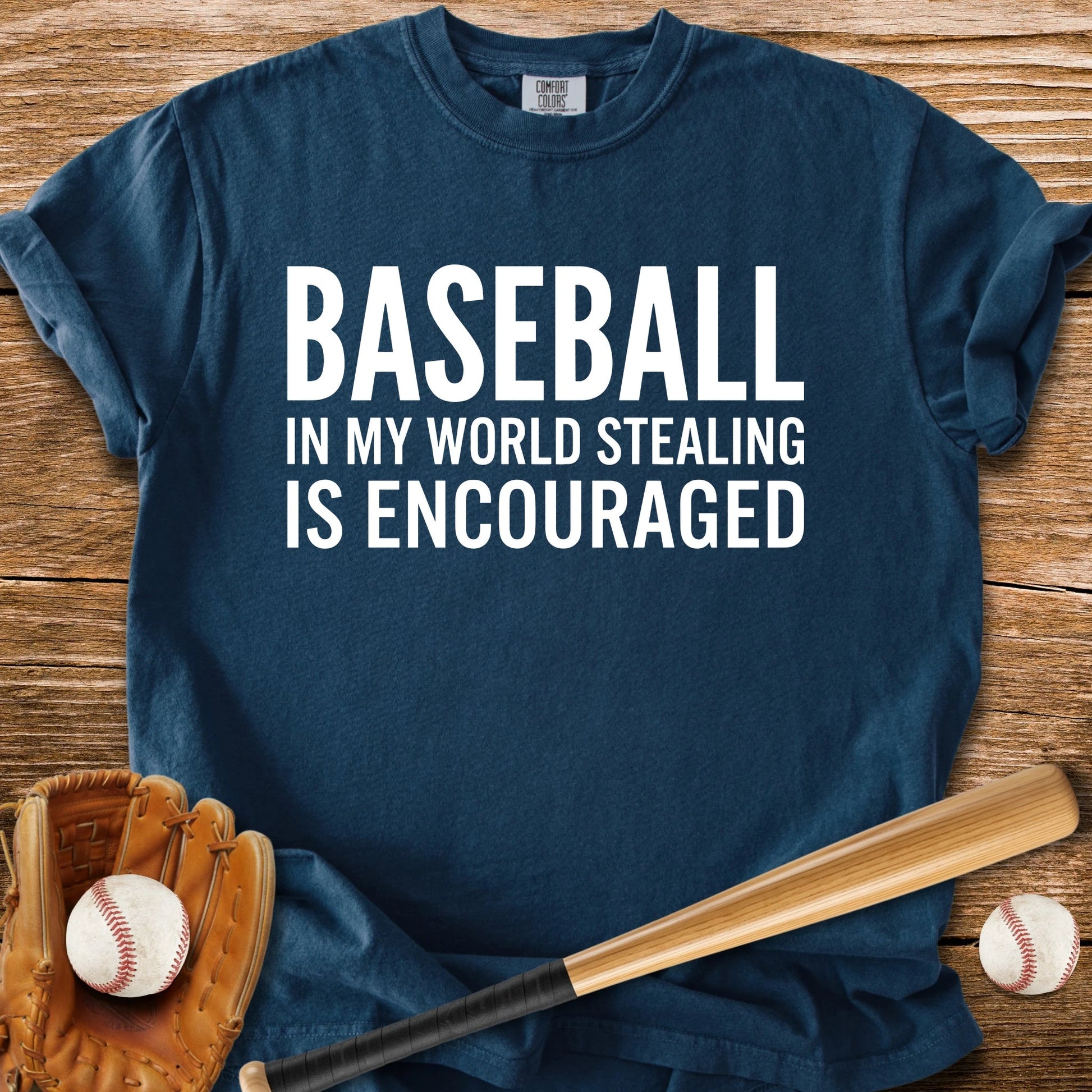 Stealing Bases Encouraged - HomeRun PrintsComfort Colors