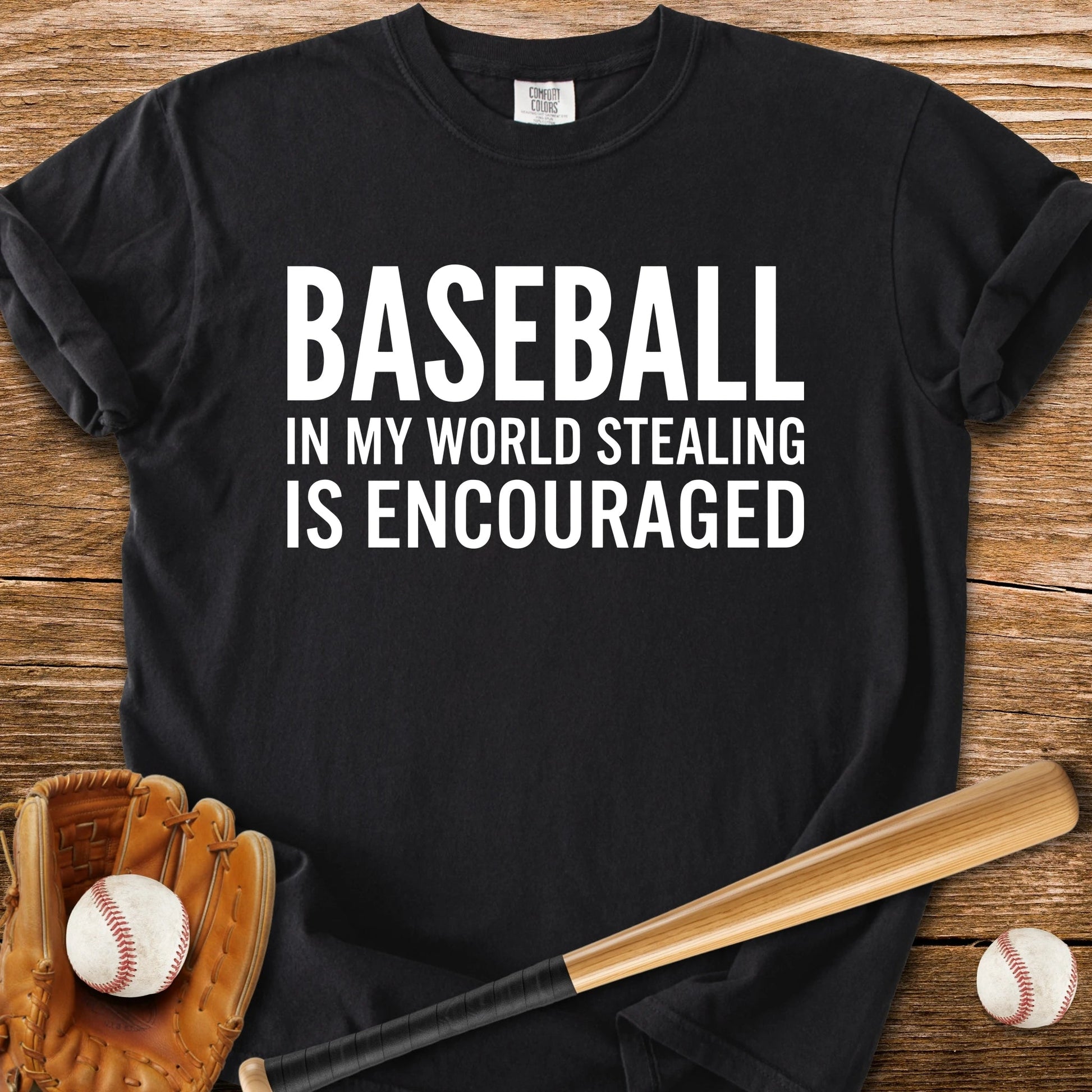 Stealing Bases Encouraged - HomeRun PrintsComfort Colors