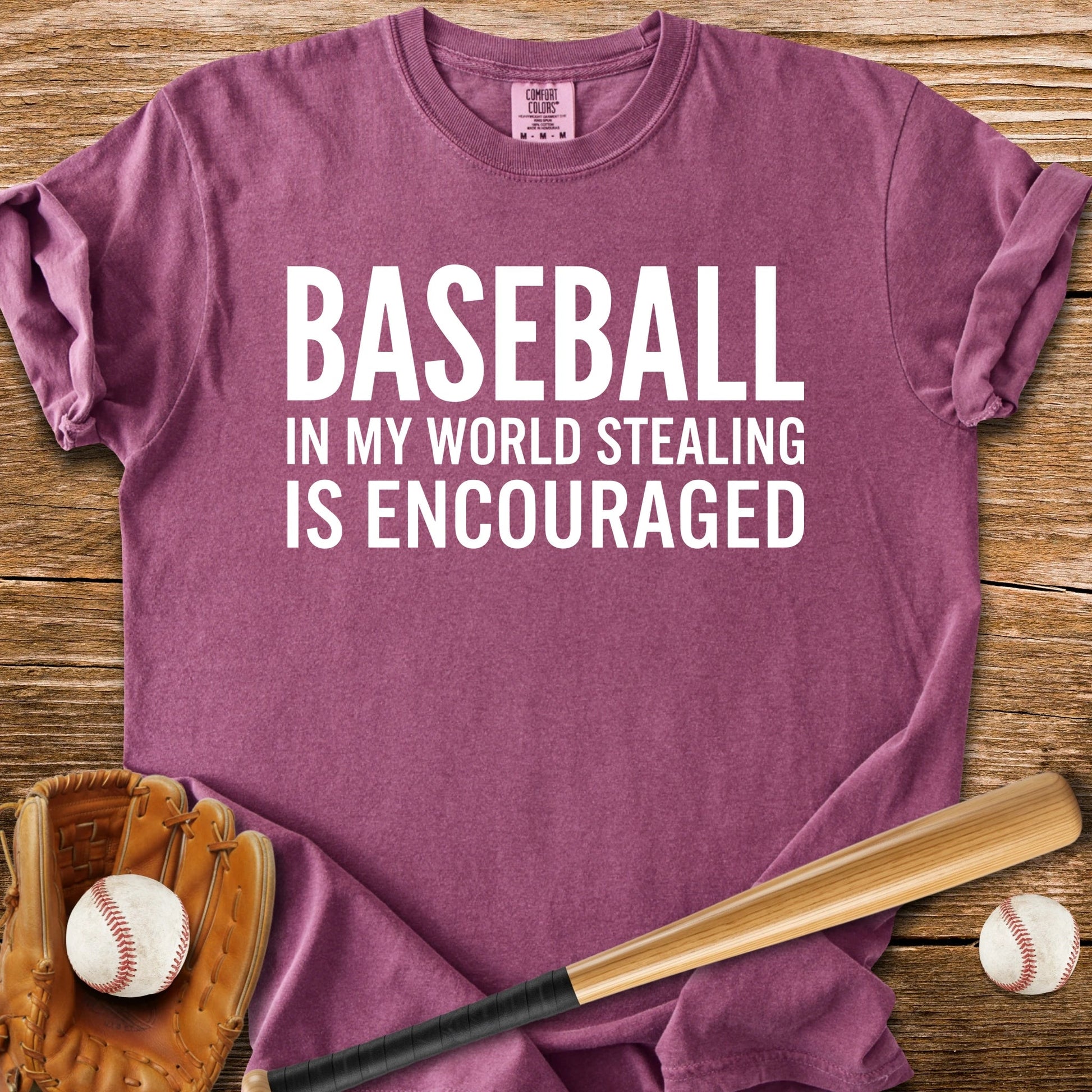 Stealing Bases Encouraged - HomeRun PrintsComfort Colors