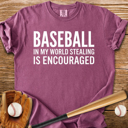 Stealing Bases Encouraged - HomeRun PrintsComfort Colors