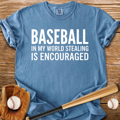 Stealing Bases Encouraged - HomeRun PrintsComfort Colors