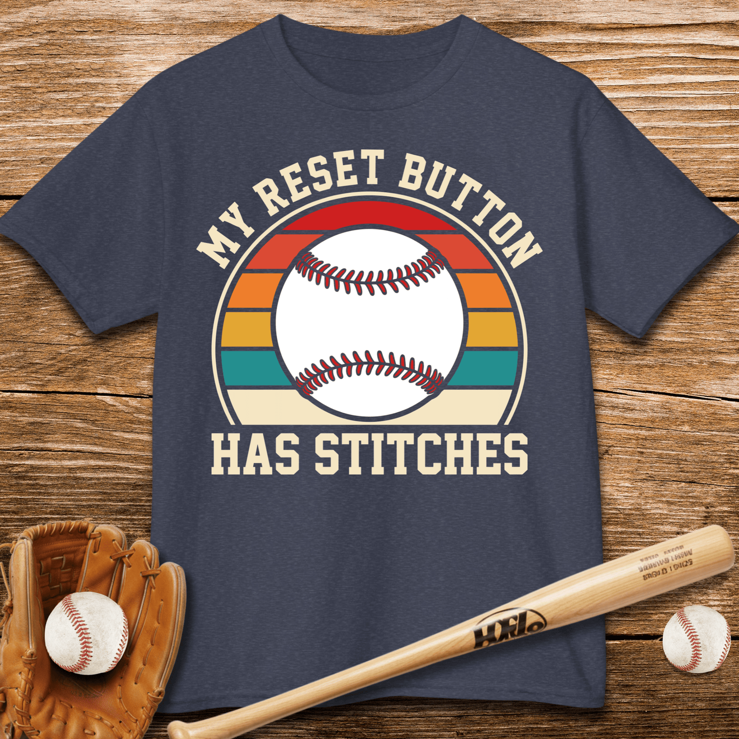 Stitches Reset My Mind Kids T-shirt - HomeRun PrintsKids clothes
