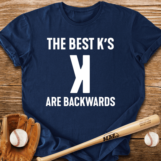 Strikeout Backwards K T-Shirt - HomeRun PrintsT-Shirt
