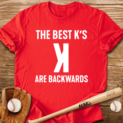 Strikeout Backwards K T-Shirt - HomeRun PrintsT-Shirt