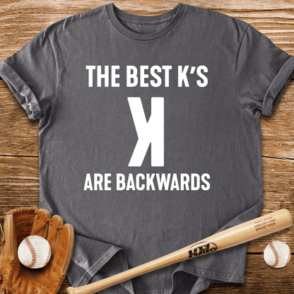 Strikeout Backwards K T-Shirt - HomeRun PrintsT-Shirt