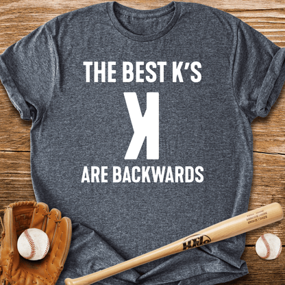 Strikeout Backwards K T-Shirt - HomeRun PrintsT-Shirt