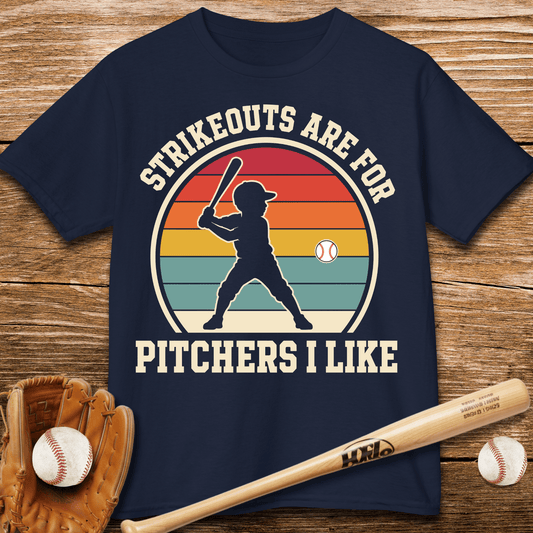 Strikeouts Are For Pitchers I Like Kids T-shirt - HomeRun PrintsKids clothes