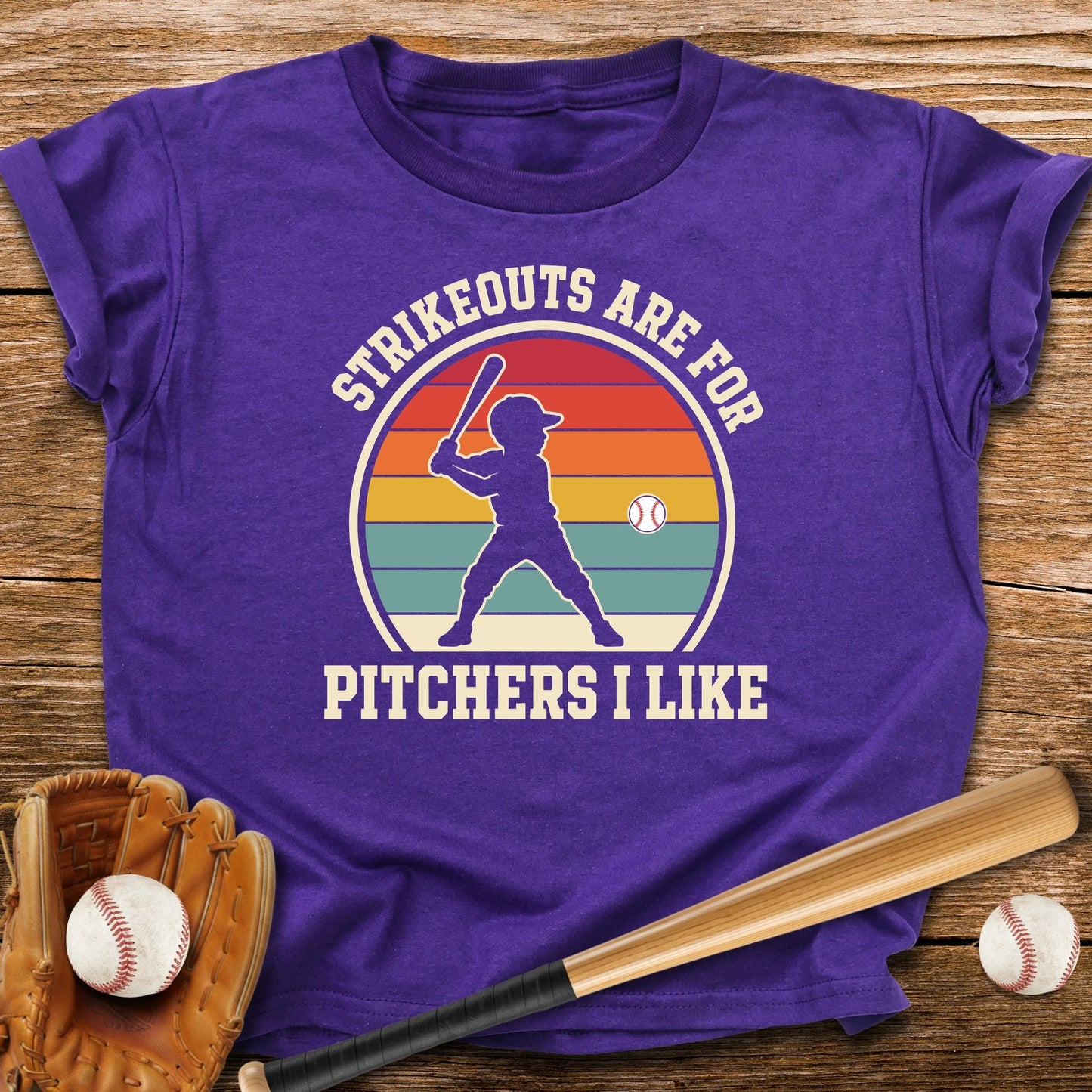Strikeouts Are For Pitchers I Like Youth Tee - HomeRun PrintsKids clothes