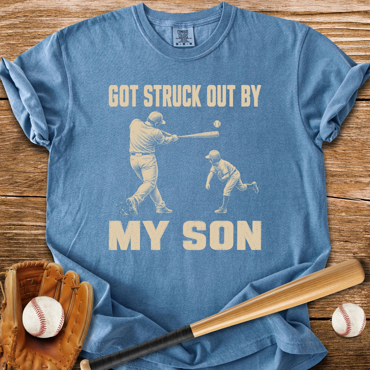 Struck Out Dad - HomeRun PrintsComfort Colors