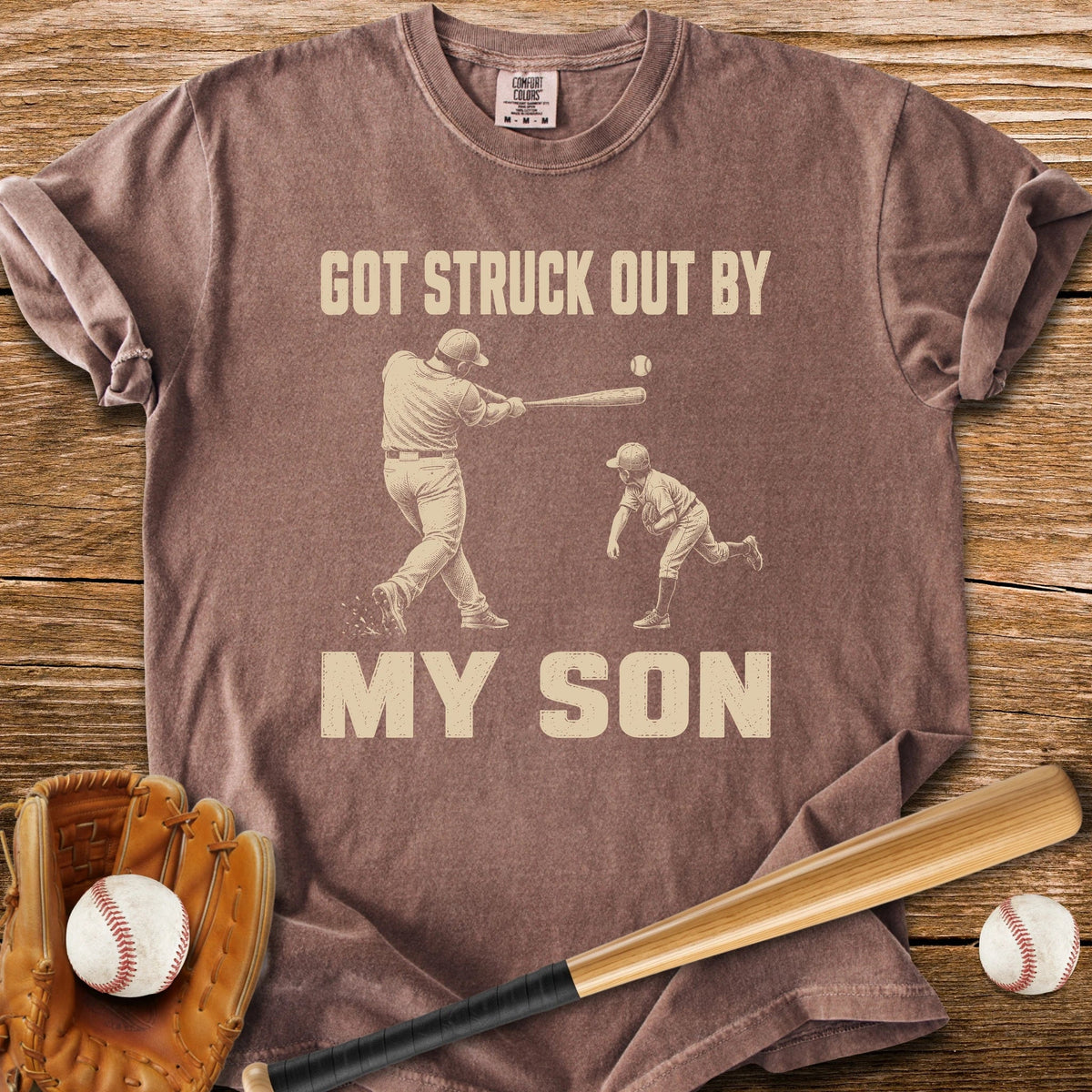 Struck Out Dad - HomeRun PrintsComfort Colors