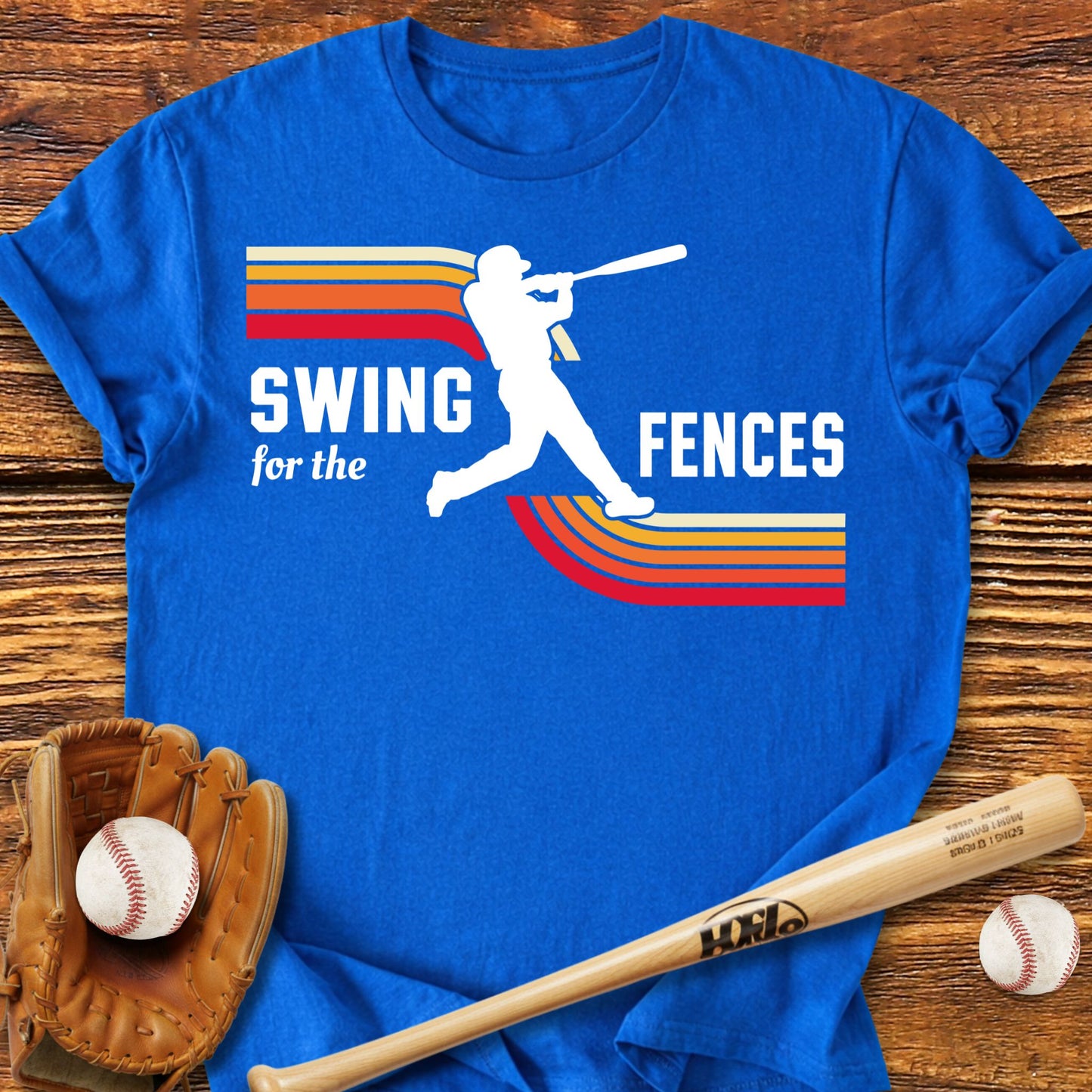 Swing For The Fences Adult T-Shirt - HomeRun PrintsT-Shirt