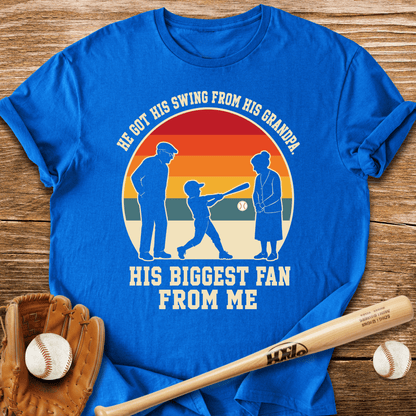 Swing From Grandpa Fan From Me T-Shirt - HomeRun PrintsT-Shirt