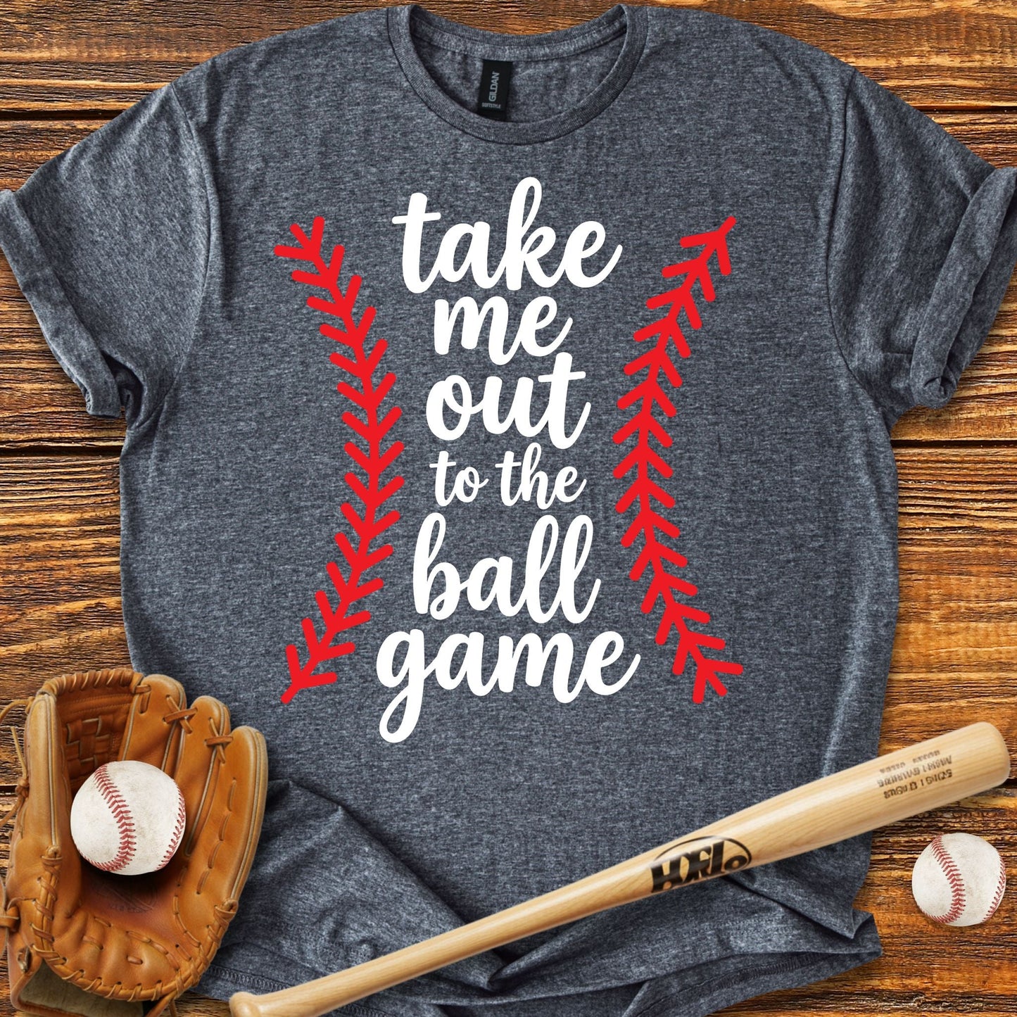 Take Me Out Ball Game T-Shirt - HomeRun PrintsT-Shirt