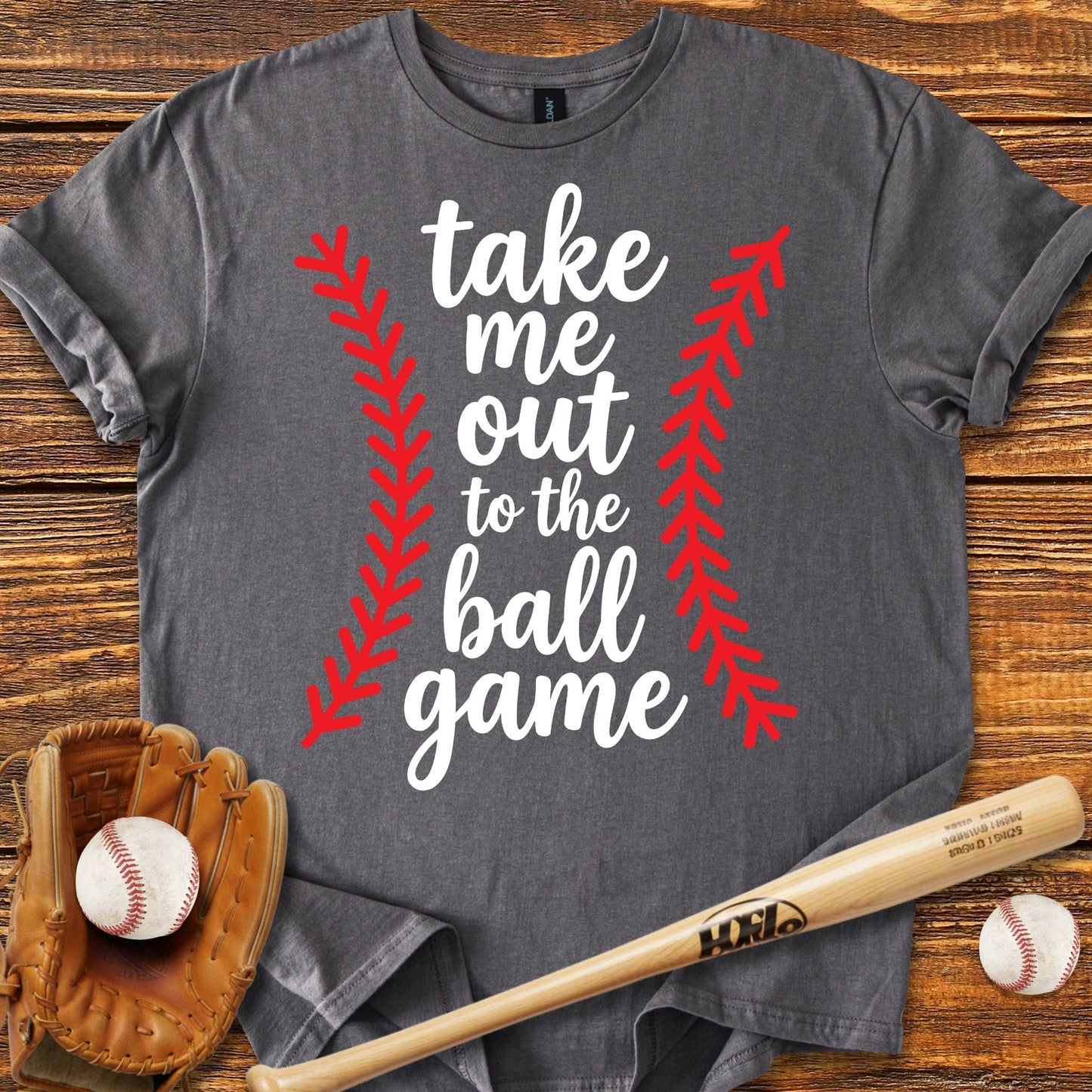 Take Me Out Ball Game T-Shirt - HomeRun PrintsT-Shirt