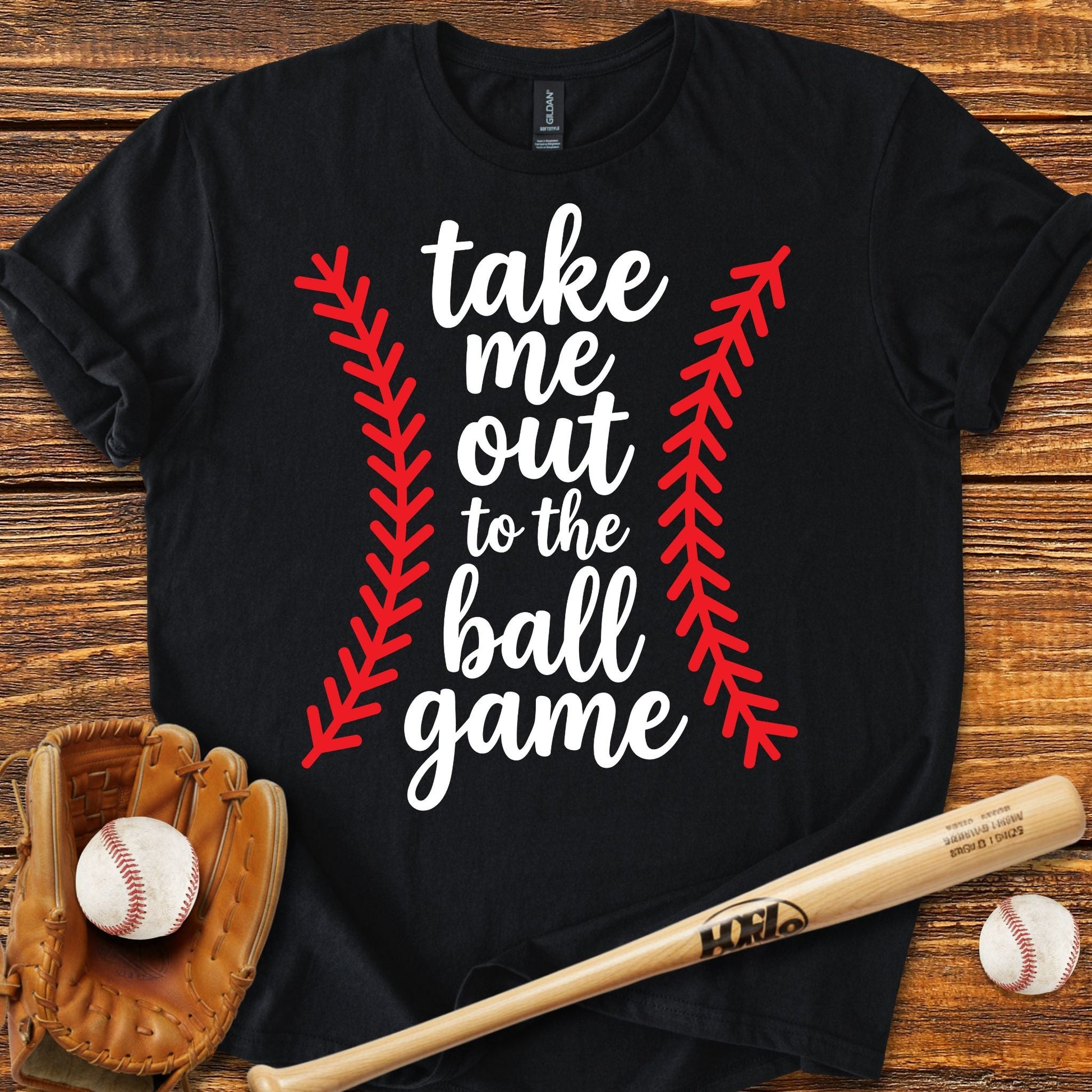 Take Me Out Ball Game T-Shirt - HomeRun PrintsT-Shirt