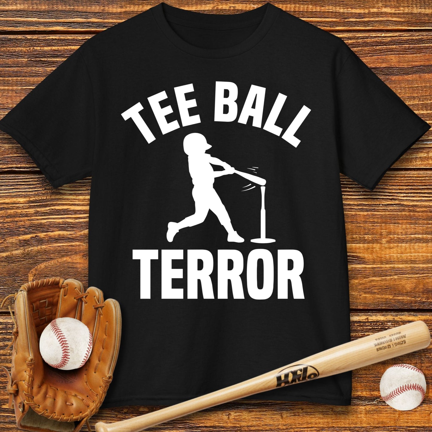 Tee Ball Terror Kids T-shirt - HomeRun PrintsKids clothes
