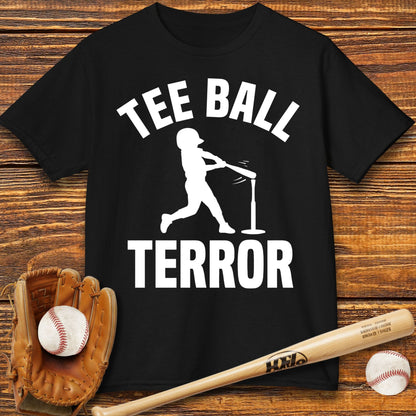 Tee Ball Terror Kids T-shirt - HomeRun PrintsKids clothes