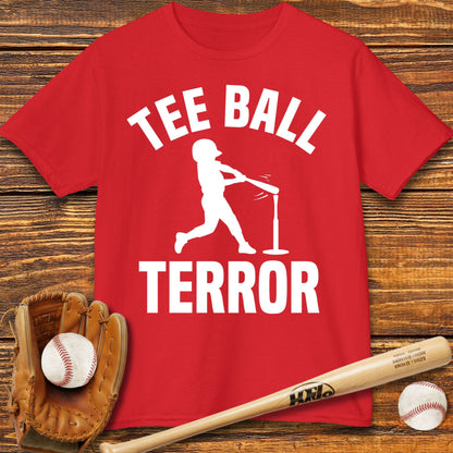 Tee Ball Terror Kids T-shirt - HomeRun PrintsKids clothes