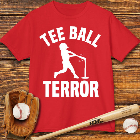 Tee Ball Terror Kids T-shirt - HomeRun PrintsKids clothes