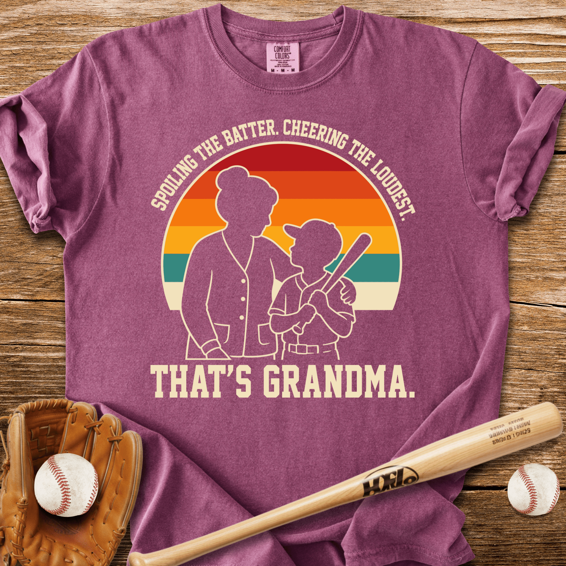 That's Grandma Baseball T-Shirt - HomeRun PrintsComfort Colors