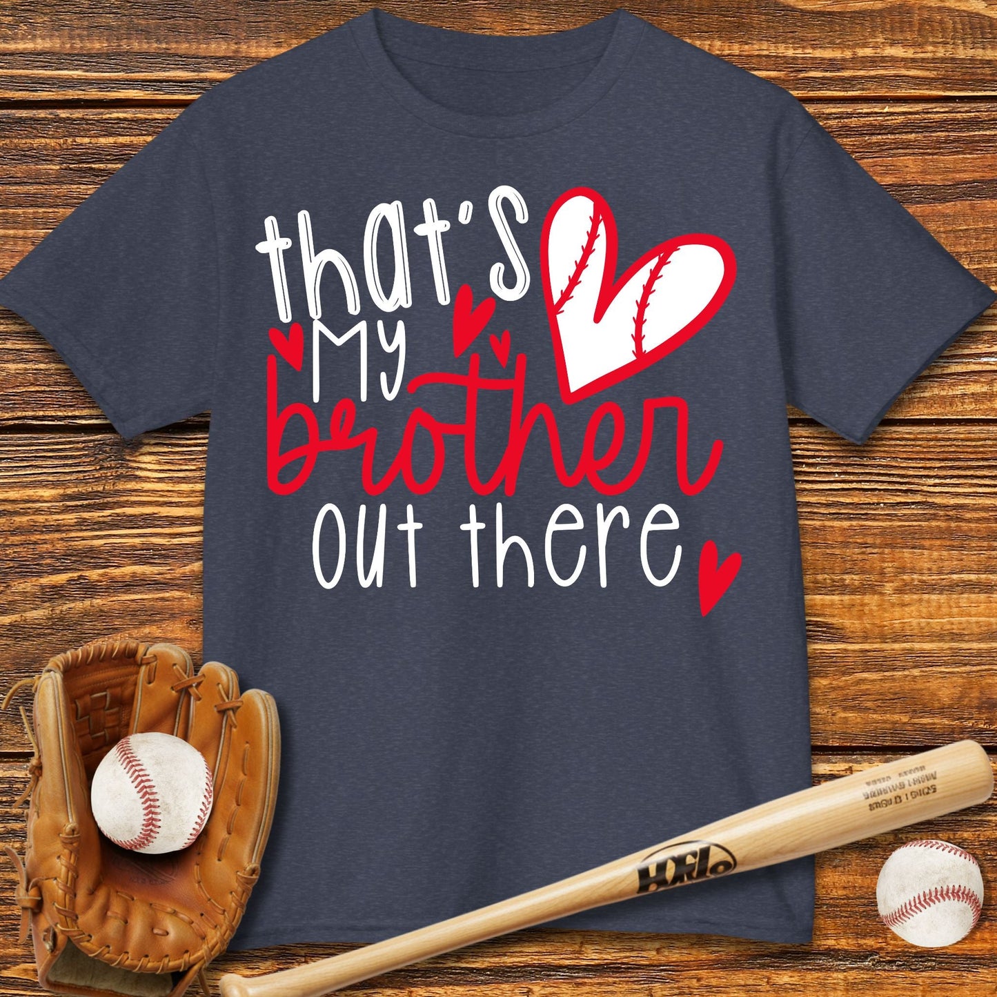 That's My Brother Out There Kids T-shirt - HomeRun PrintsKids clothes