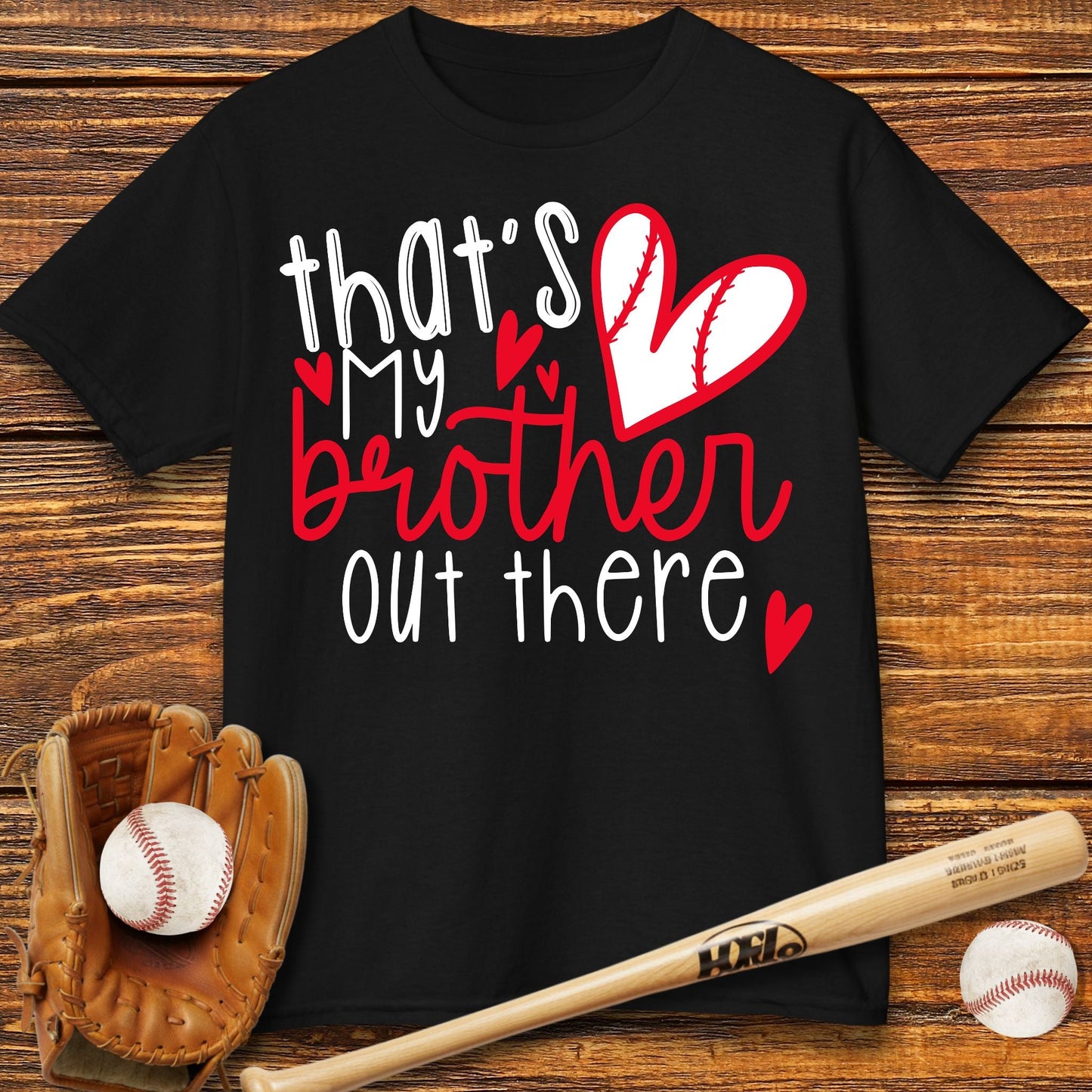 That's My Brother Out There Kids T-shirt - HomeRun PrintsKids clothes