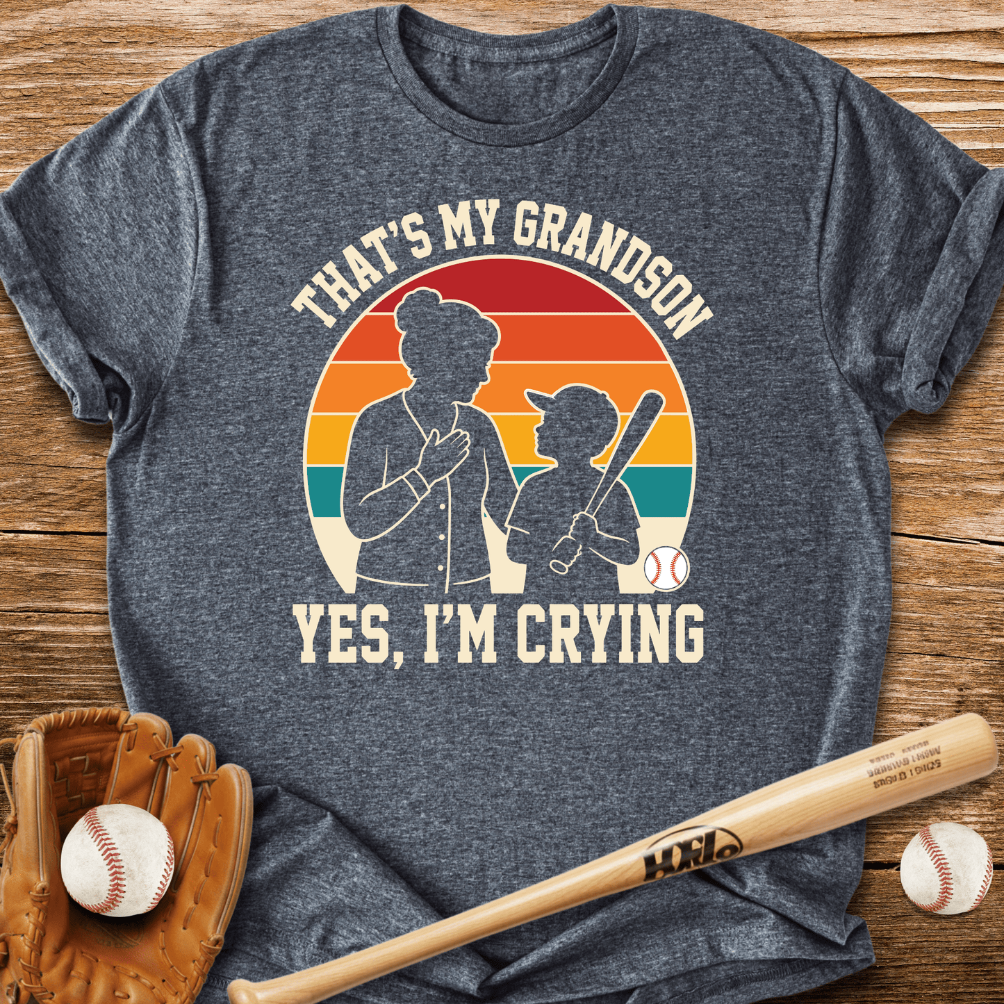 That's My Grandson Crying T-Shirt - HomeRun PrintsT-Shirt