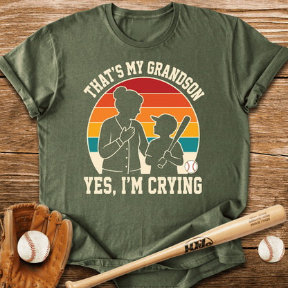 That's My Grandson Crying T-Shirt - HomeRun PrintsT-Shirt
