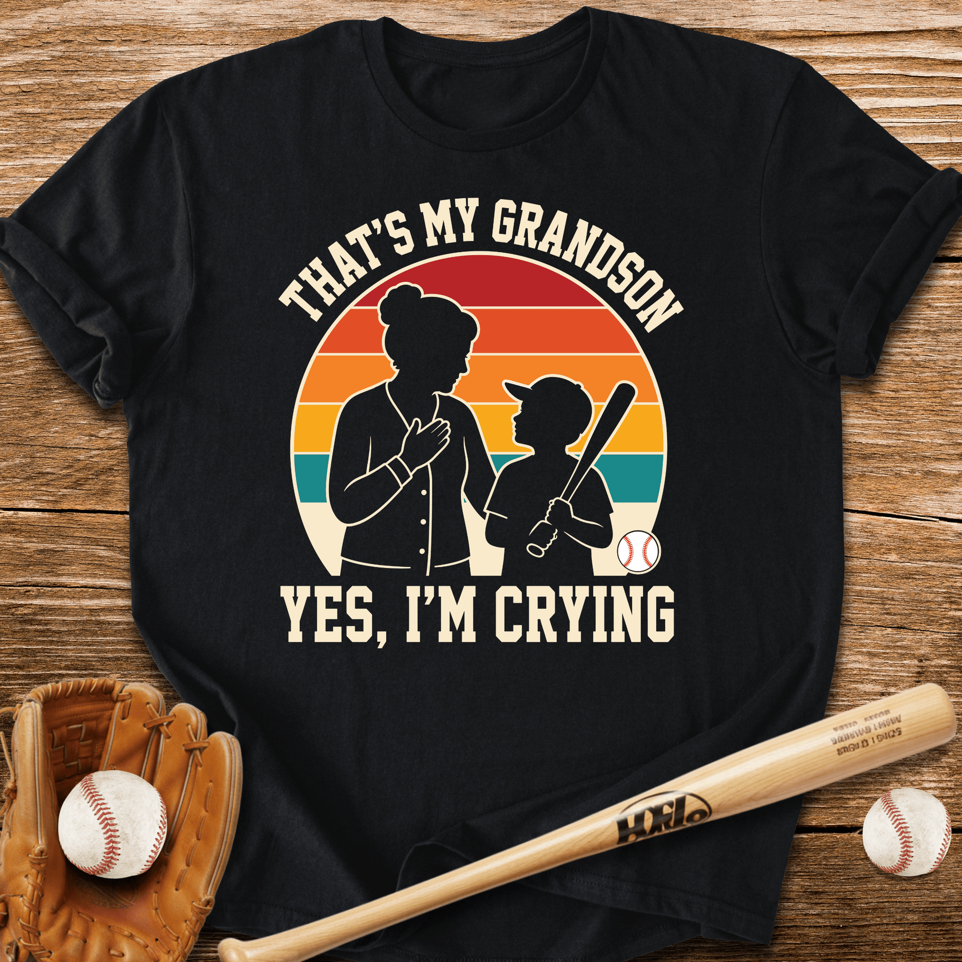 That's My Grandson Crying T-Shirt - HomeRun PrintsT-Shirt