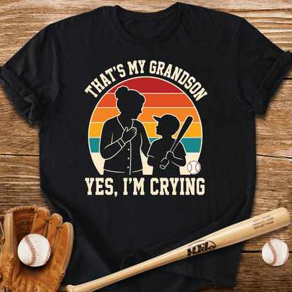 That's My Grandson Crying T-Shirt - HomeRun PrintsT-Shirt