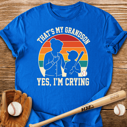 That's My Grandson Crying T-Shirt - HomeRun PrintsT-Shirt