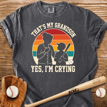 That's My Grandson Crying T-Shirt - HomeRun PrintsComfort Colors
