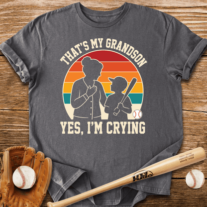 That's My Grandson Crying T-Shirt - HomeRun PrintsT-Shirt