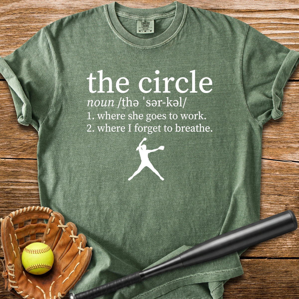 The Circle Forget To Breathe - HomeRun PrintsComfort Colors