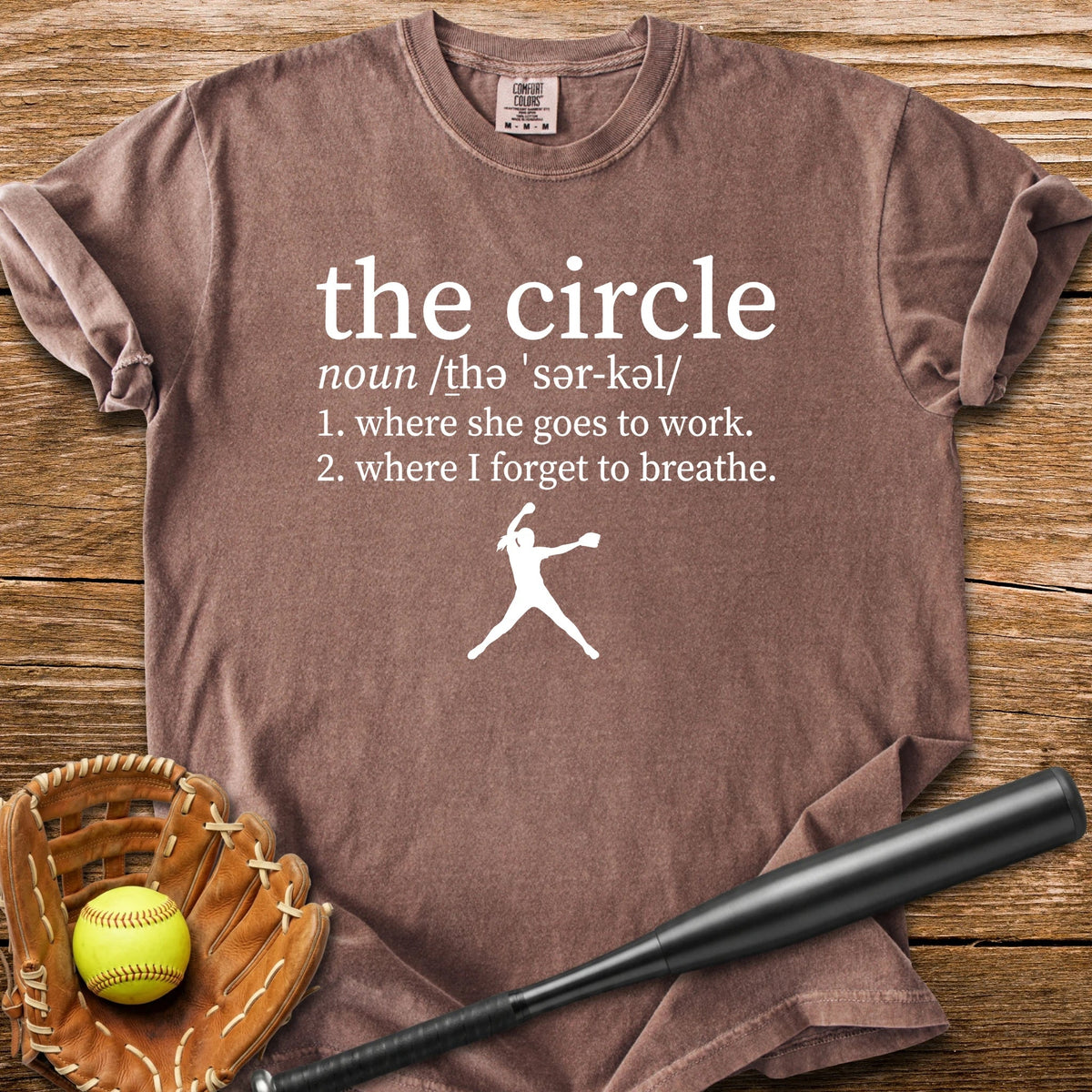 The Circle Forget To Breathe - HomeRun PrintsComfort Colors