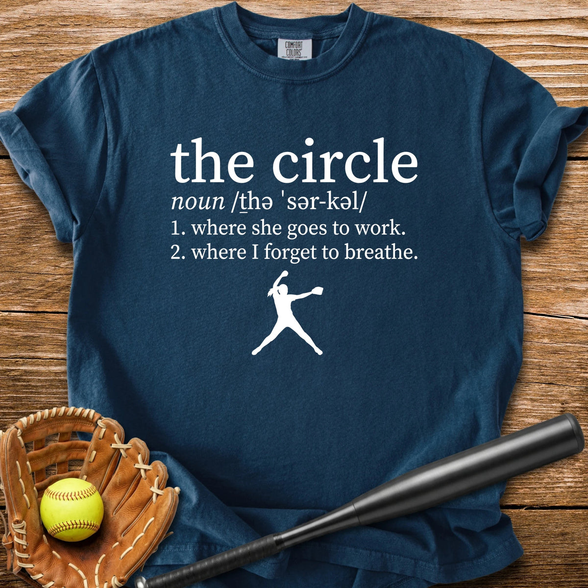 The Circle Forget To Breathe - HomeRun PrintsComfort Colors