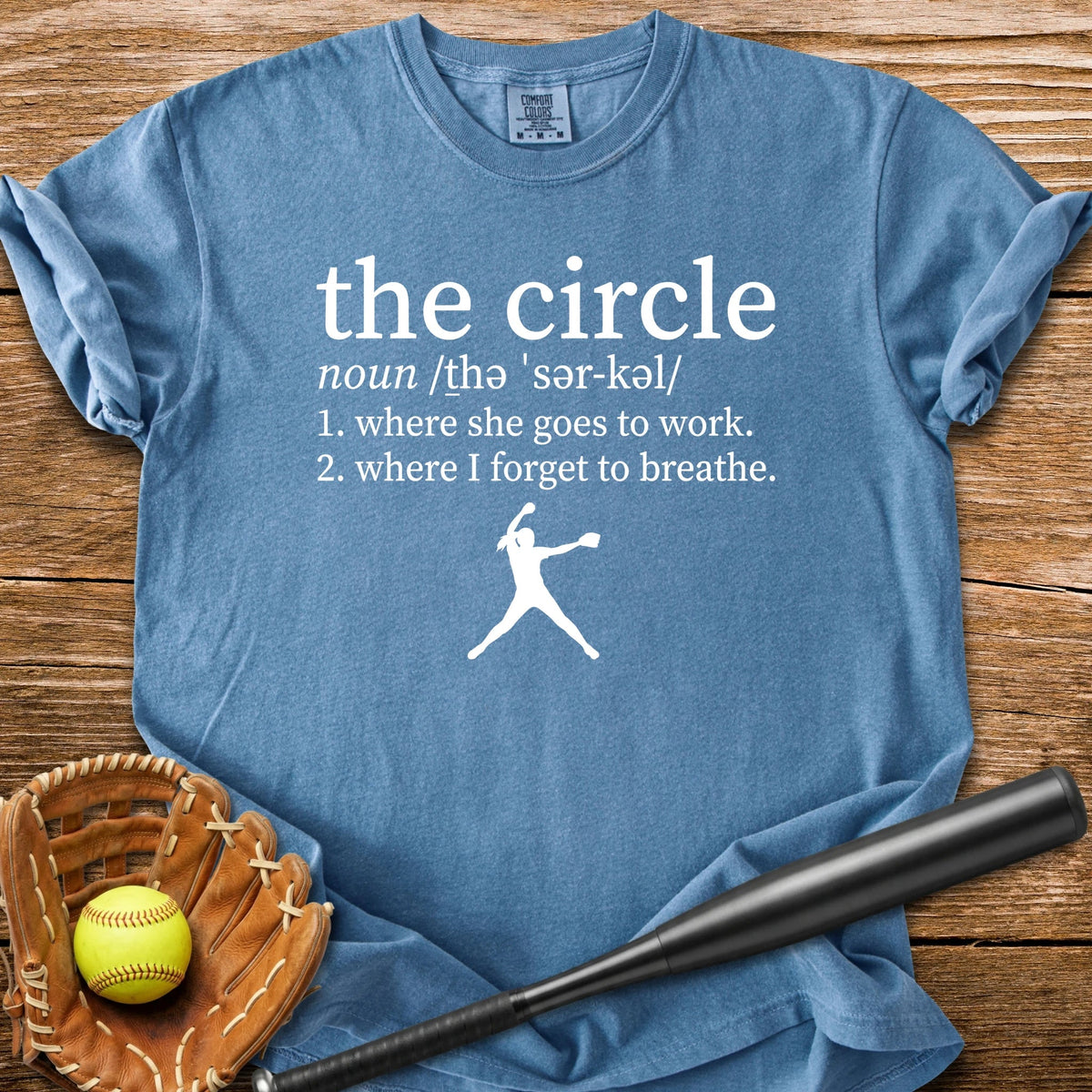 The Circle Forget To Breathe - HomeRun PrintsComfort Colors