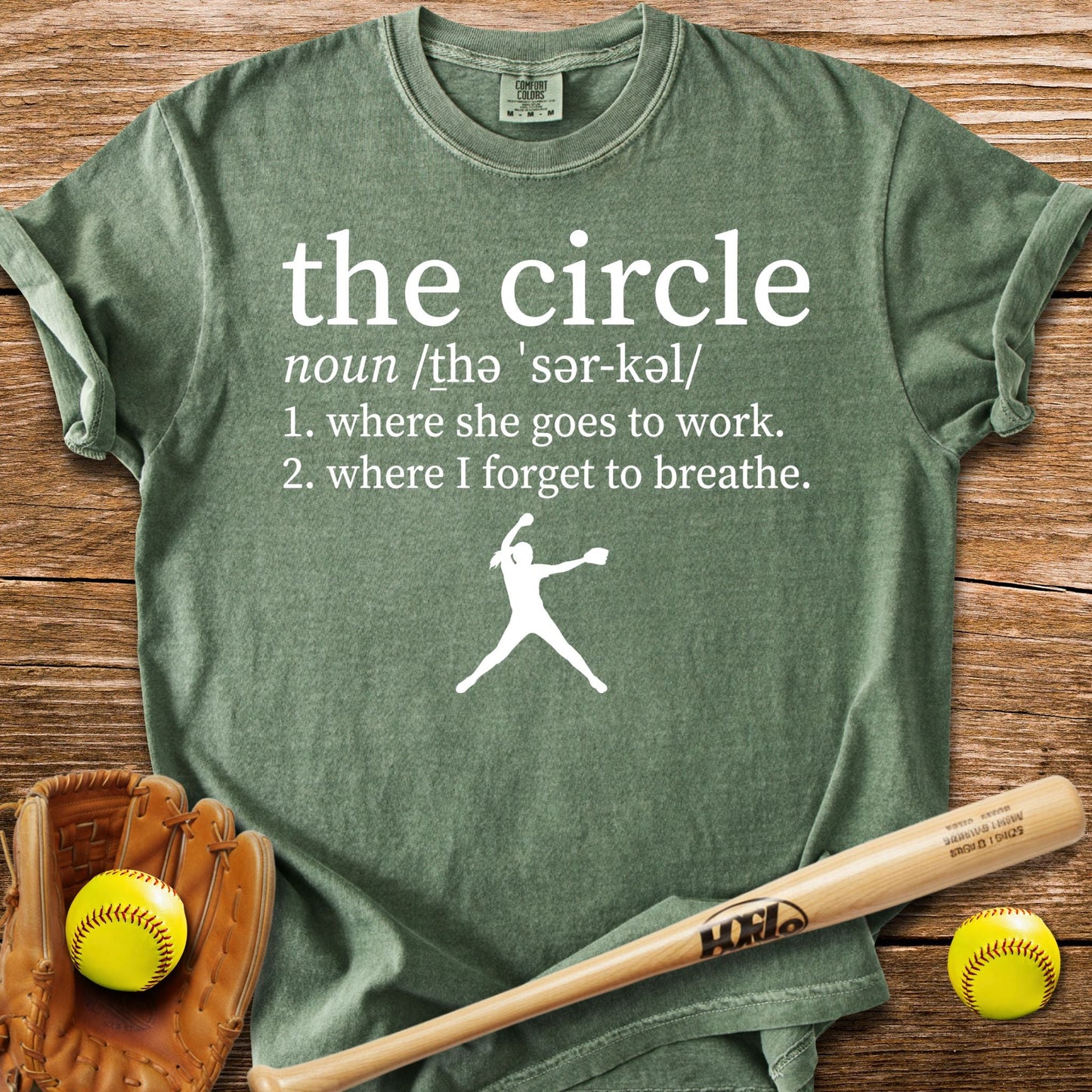 The Circle Forget To Breathe T-Shirt - HomeRun PrintsComfort Colors